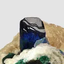Azurite, Anglesite, Malachite, and Calcite (fl) - image 11