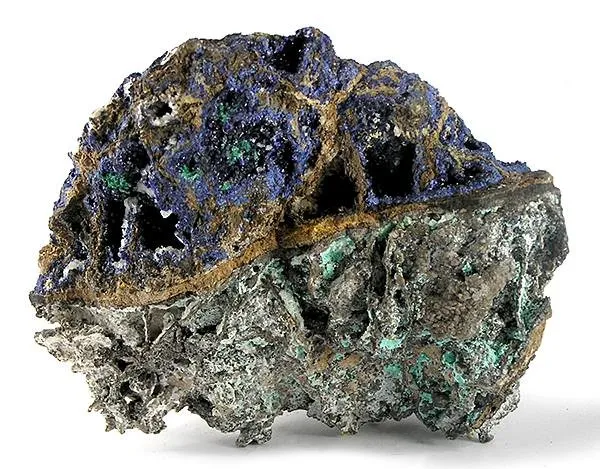 Azurite, Antlerite, Aurichalcite image