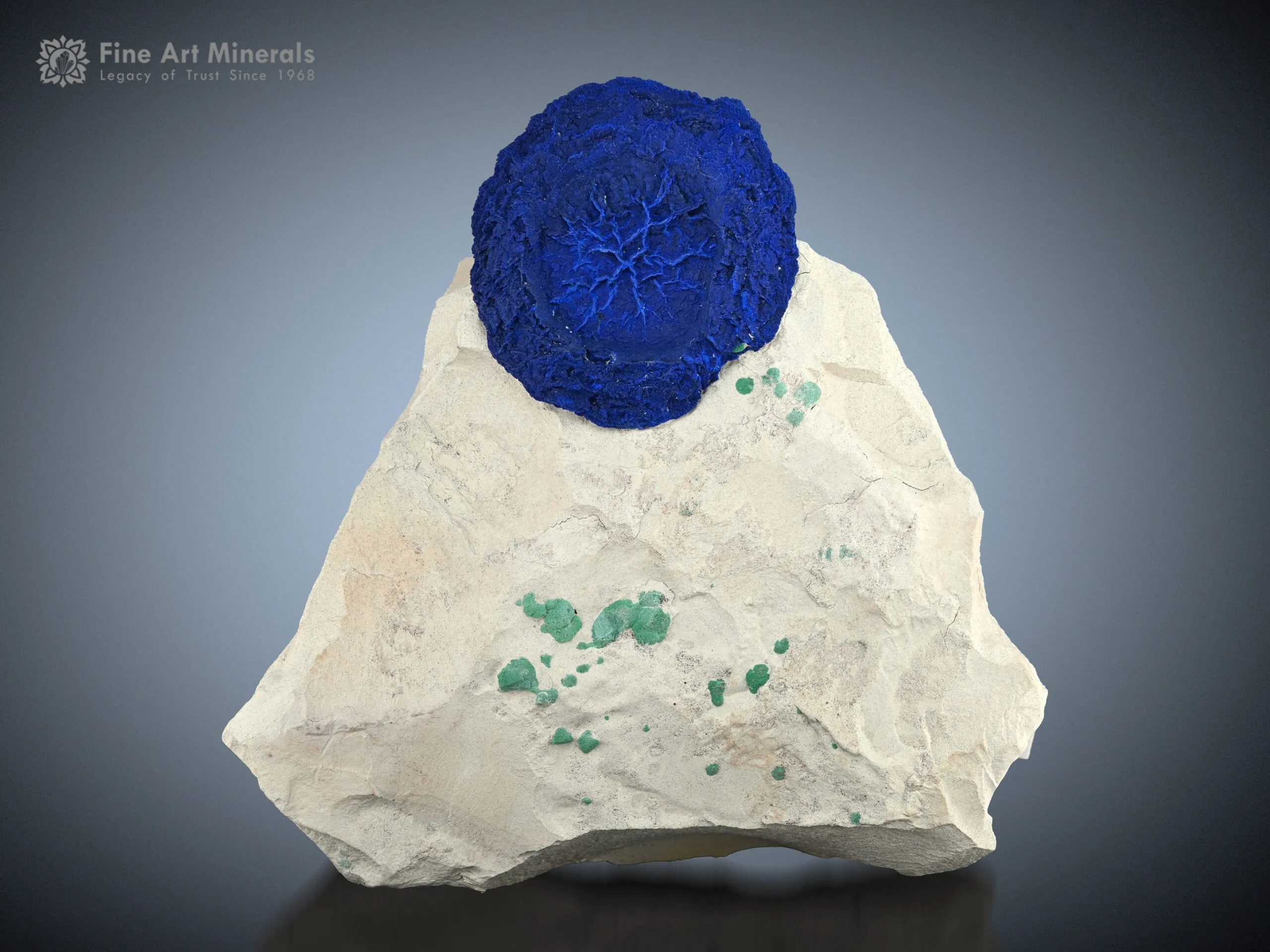 Azurite Ball on Matrix from Australia - image 1