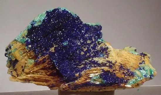 Azurite, Baryte - image 1
