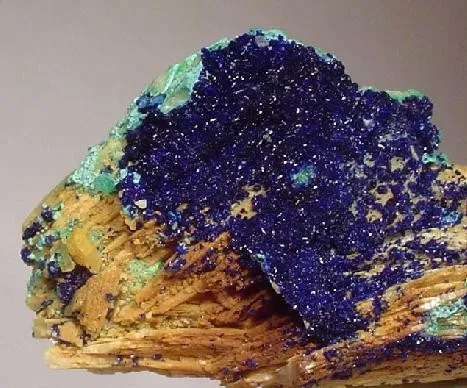 Azurite, Baryte - image 2