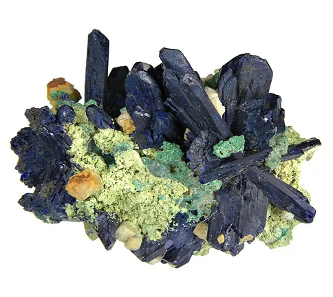Azurite, Cerussite, Bayldonite - image 2