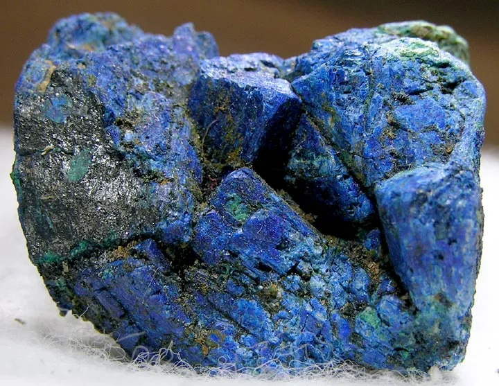 Azurite, Chalcostibite image