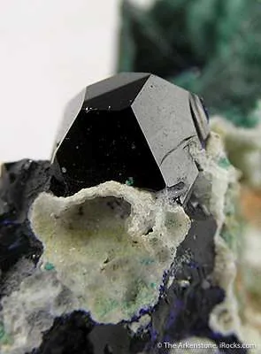 Azurite (Chessylite) With Neat Old Label - image 2