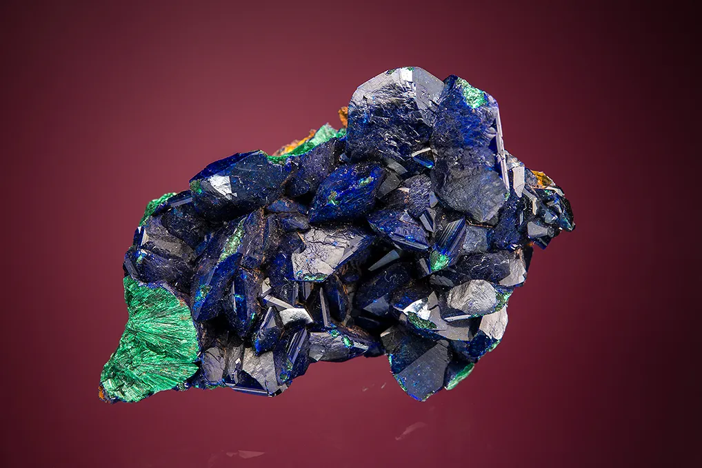 Azurite coating Malachite after Azurite image