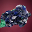 Azurite coating Malachite after Azurite - image 1