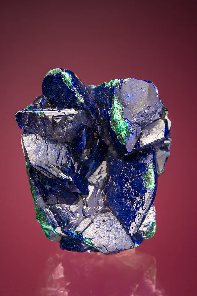 Azurite coating Malachite after Azurite image