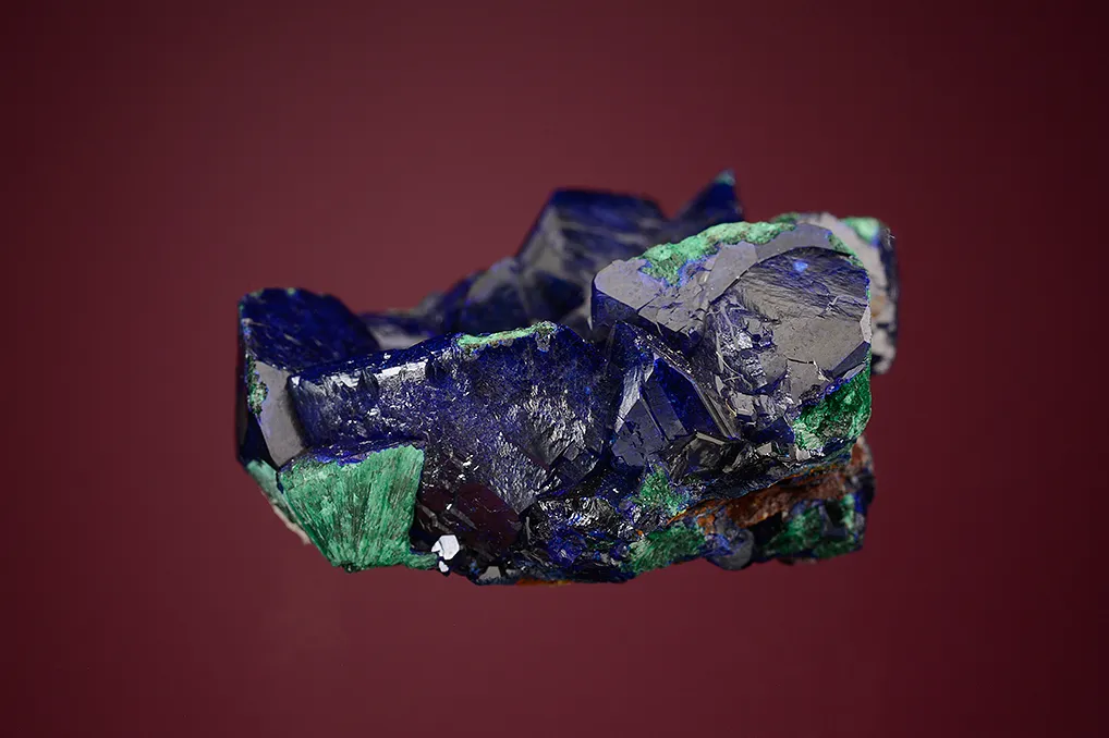 Azurite coating Malachite after Azurite - image 3