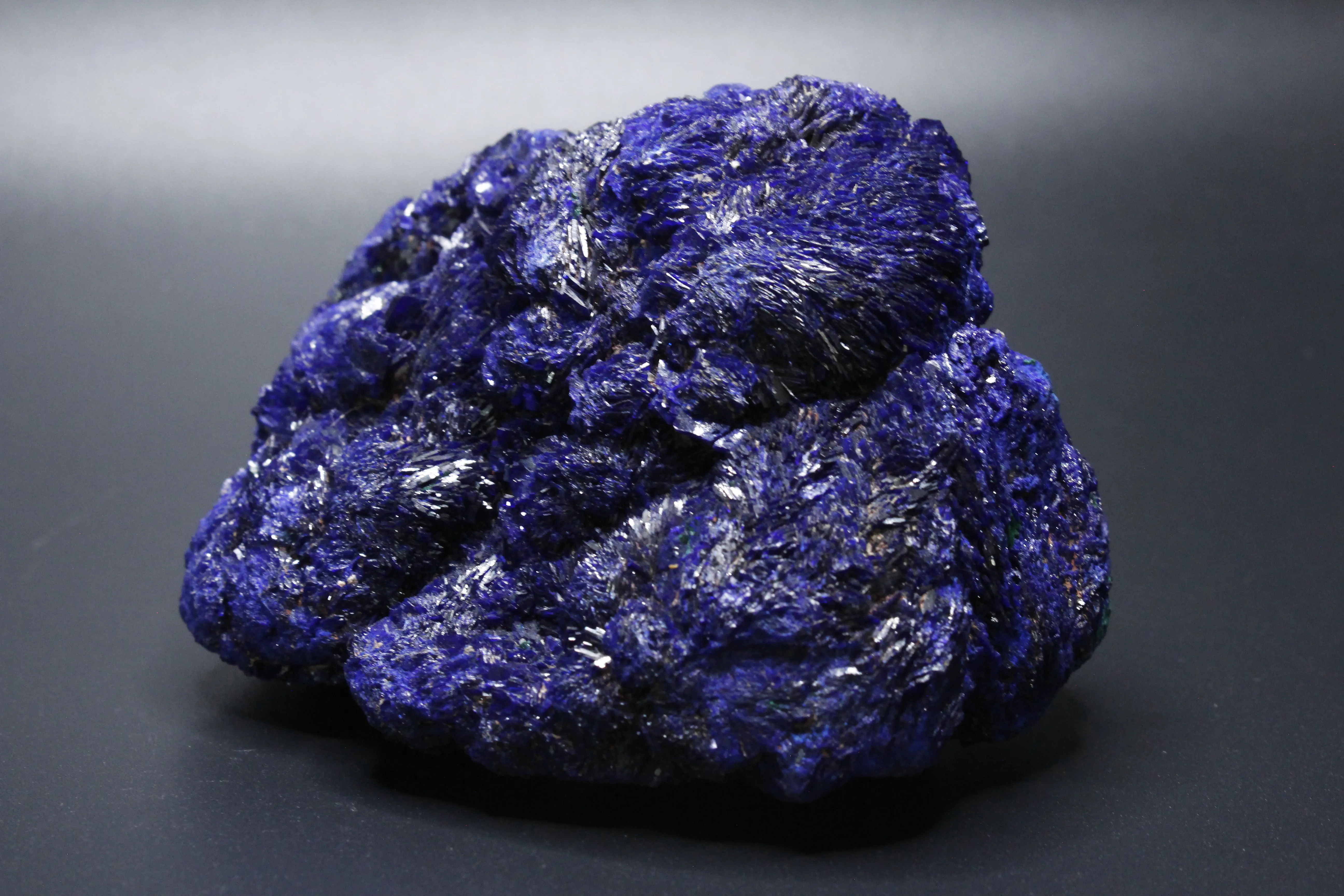 Azurite crystal cluster with Malachite - image 1