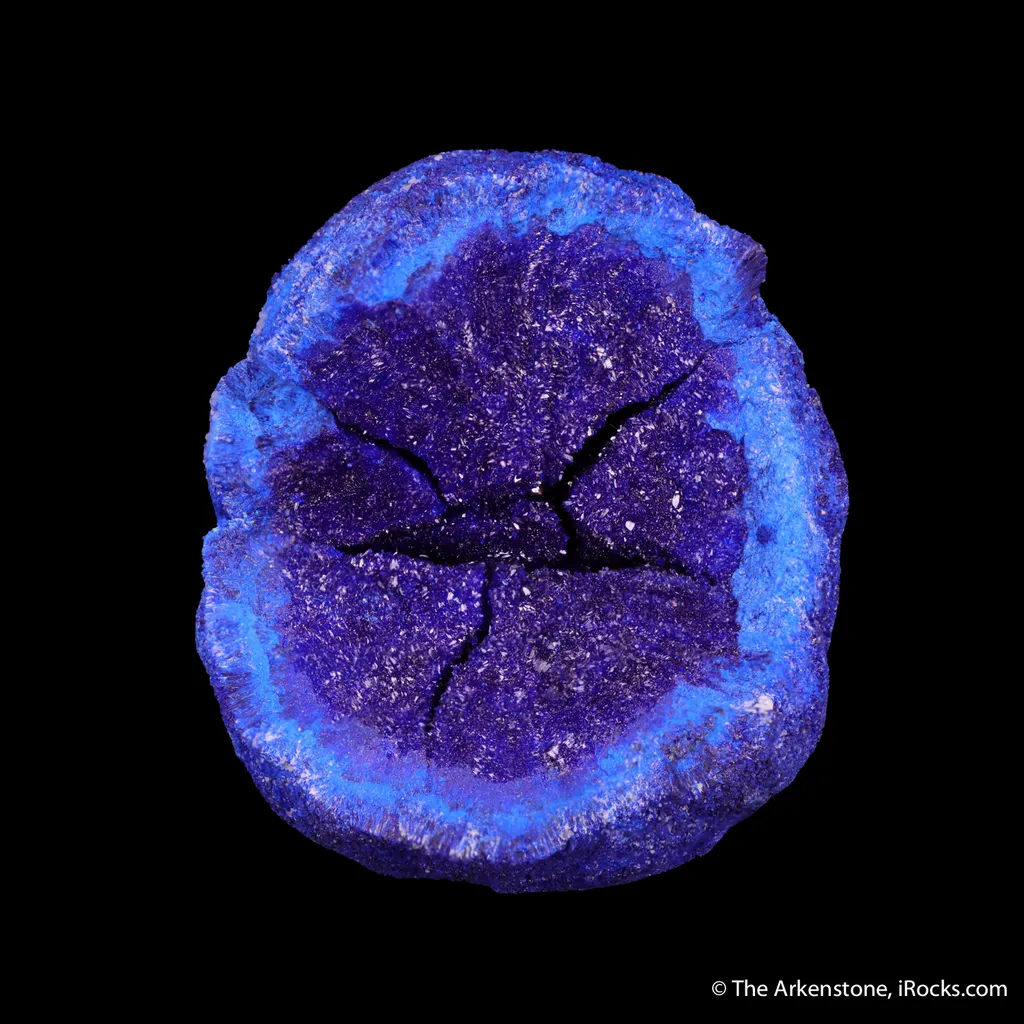 Azurite crystals in Azurite concretion image
