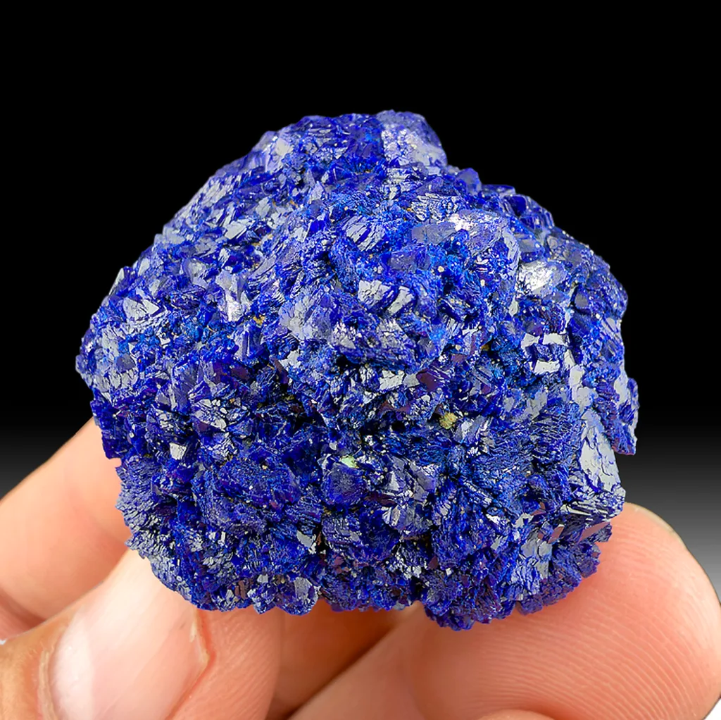 Azurite from Blue Grotto Prospect, La Sal Mountains, San Juan County, Utah, USA image