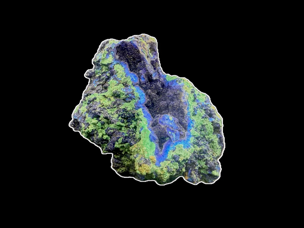 Azurite from China, Anhui image