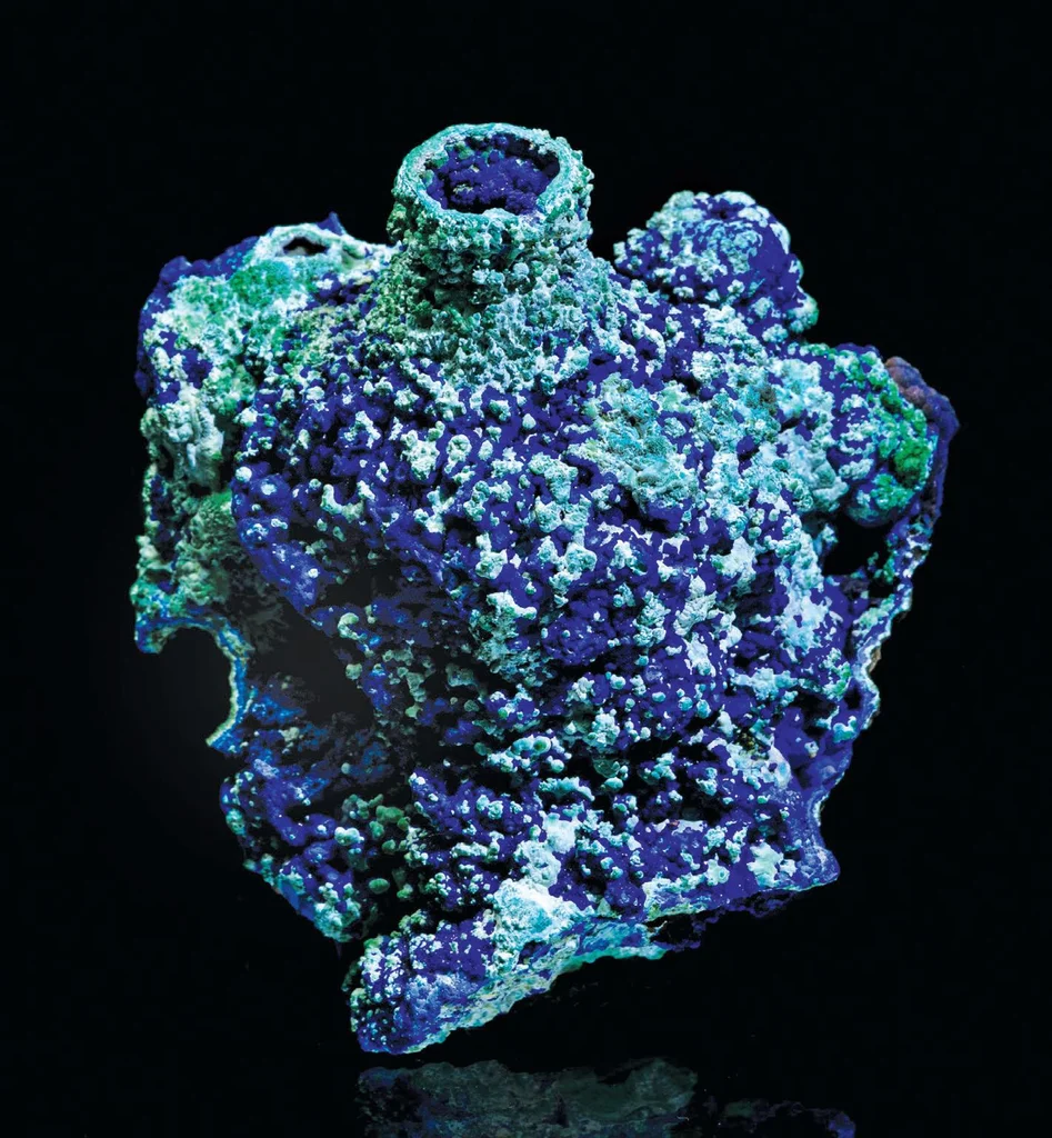 Azurite from Czar Mine, Copper Queen Mine, Arizona, USA image