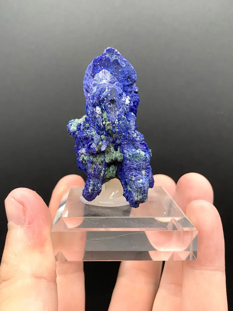 Azurite from DR Congo, Lualaba, Mutshatsha, Sicomines copper-cobalt project, Mashamba West Mine - image 3