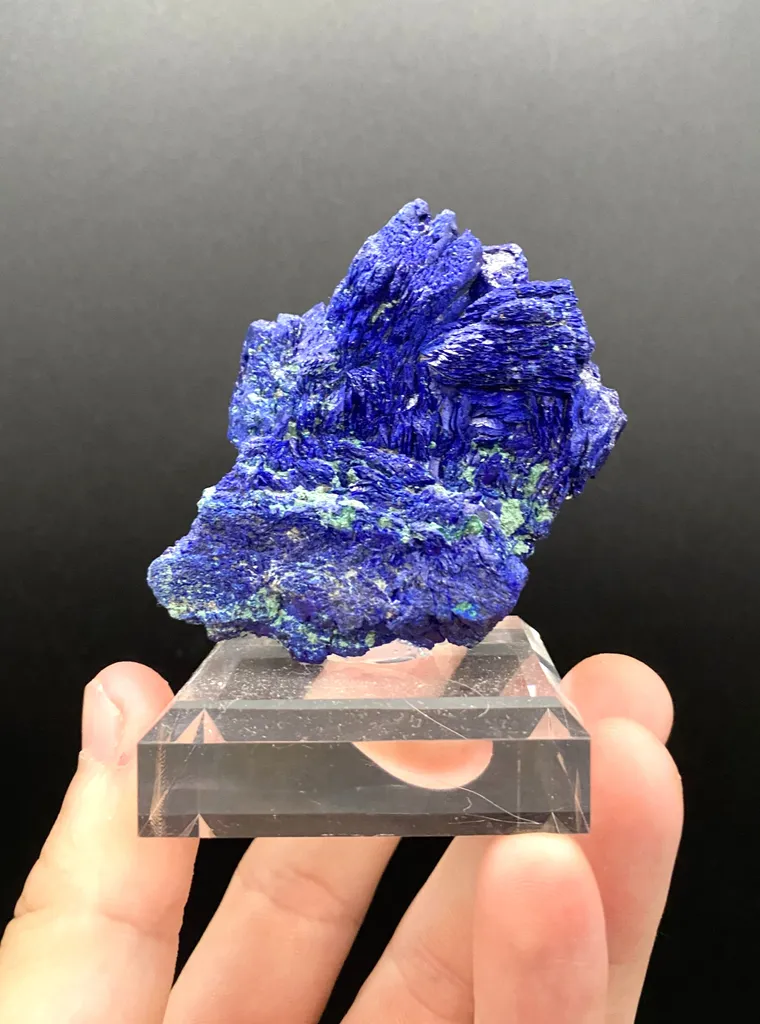 Azurite from DR Congo, Lualaba, Mutshatsha, Sicomines copper-cobalt project, Mashamba West Mine - image 5