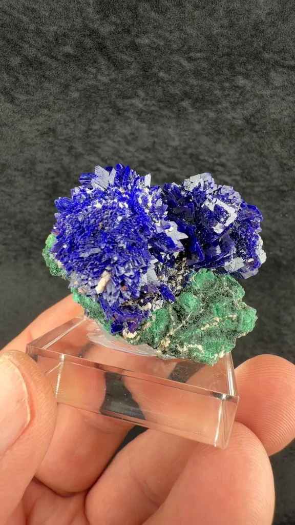 Azurite from Drâa-Tafilalet Region, Morocco - image 2