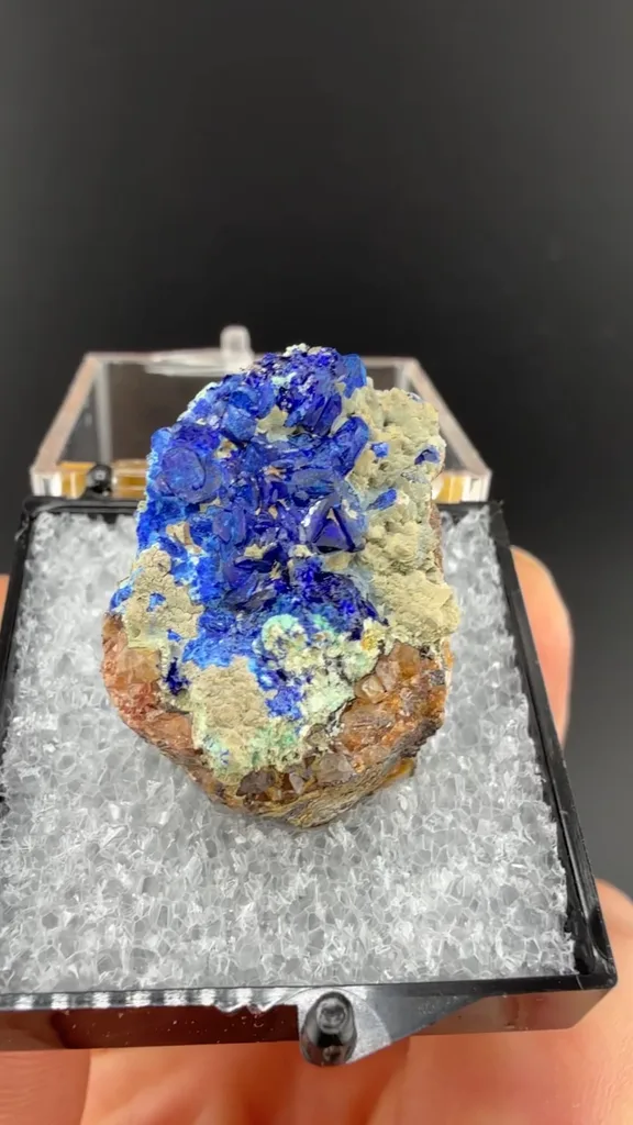Azurite from Grand Reef Mine, Arizona, USA - image 2
