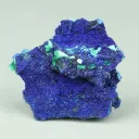 Azurite from Greece, Attica, Christiana Mine - image 1