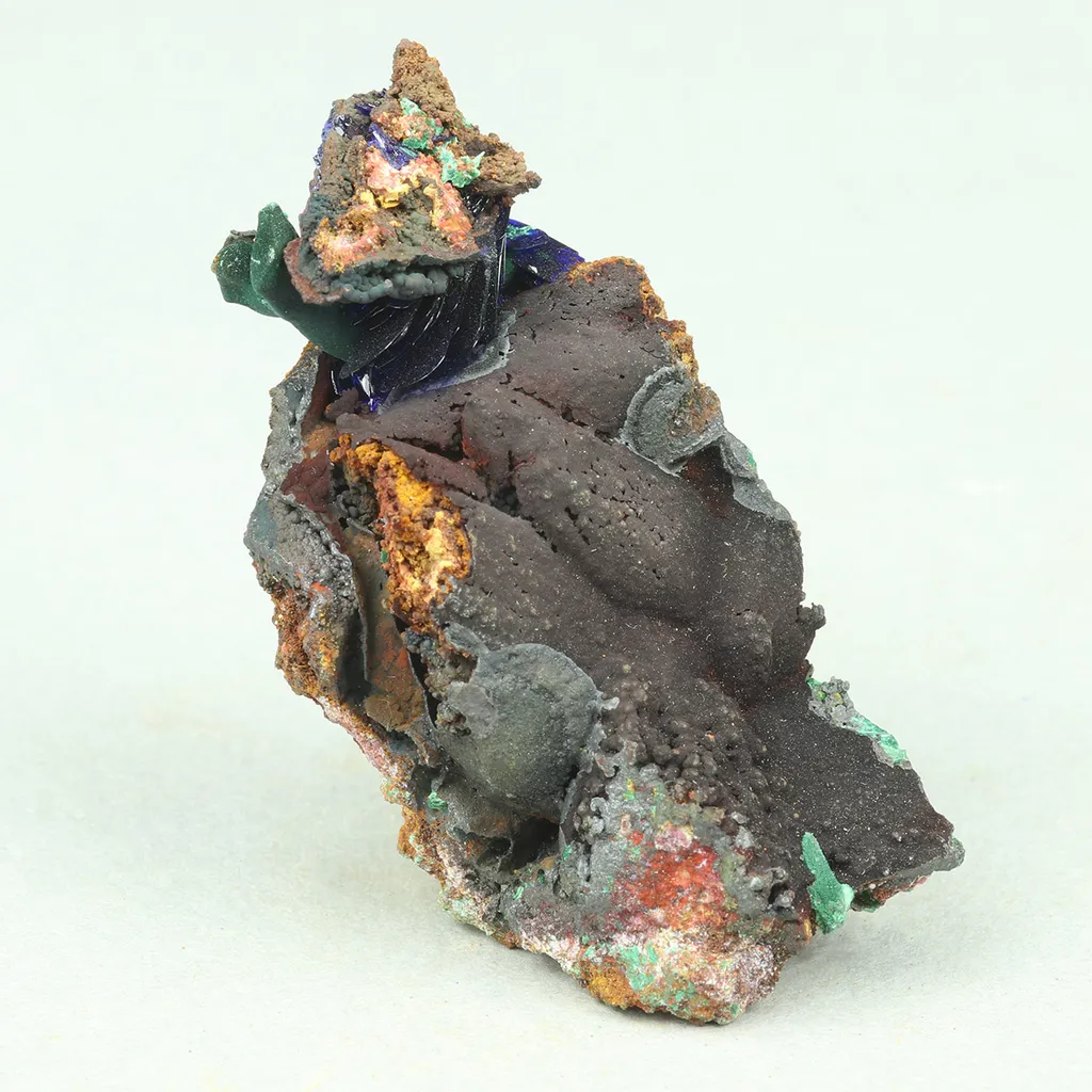 Azurite from Greece, Attica, Christiana Mine - image 3