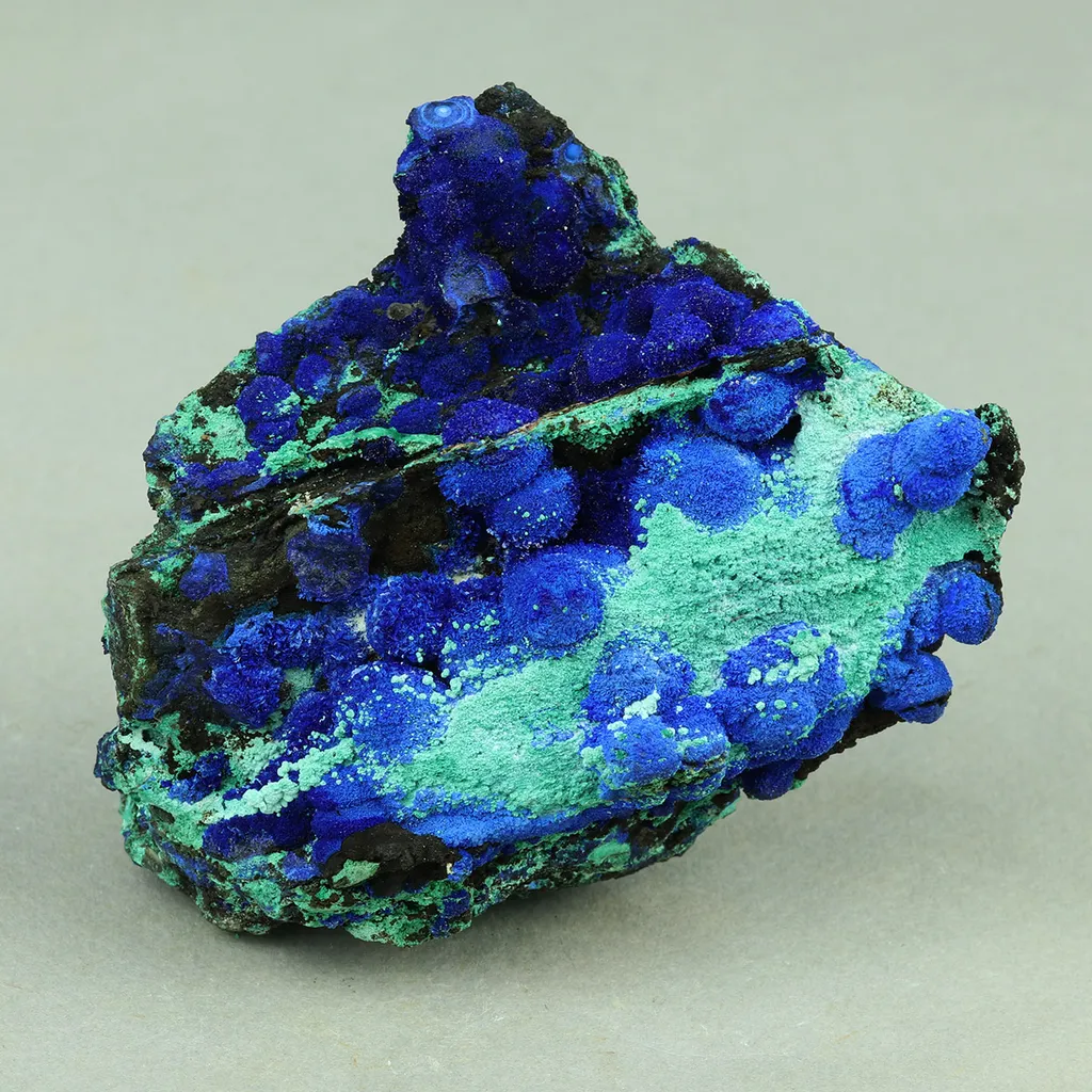 Azurite from Greece, Attica, Christiana Mine - image 3