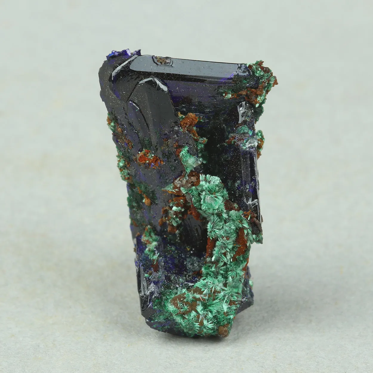 Azurite from Greece, Attica, Christiana Mine - image 1