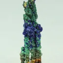 Azurite from Greece, Attica, Christiana Mine - image 3