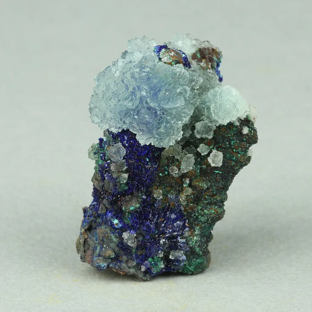 Azurite from Greece, Attica, Christiana Mine image