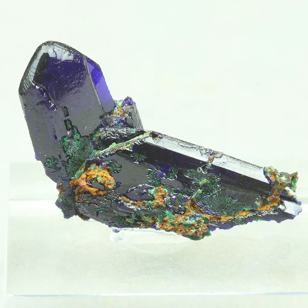 Azurite from Greece, Attica, Christiana Mine - image 2