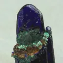 Azurite from Greece, Attica, Christiana Mine - image 2