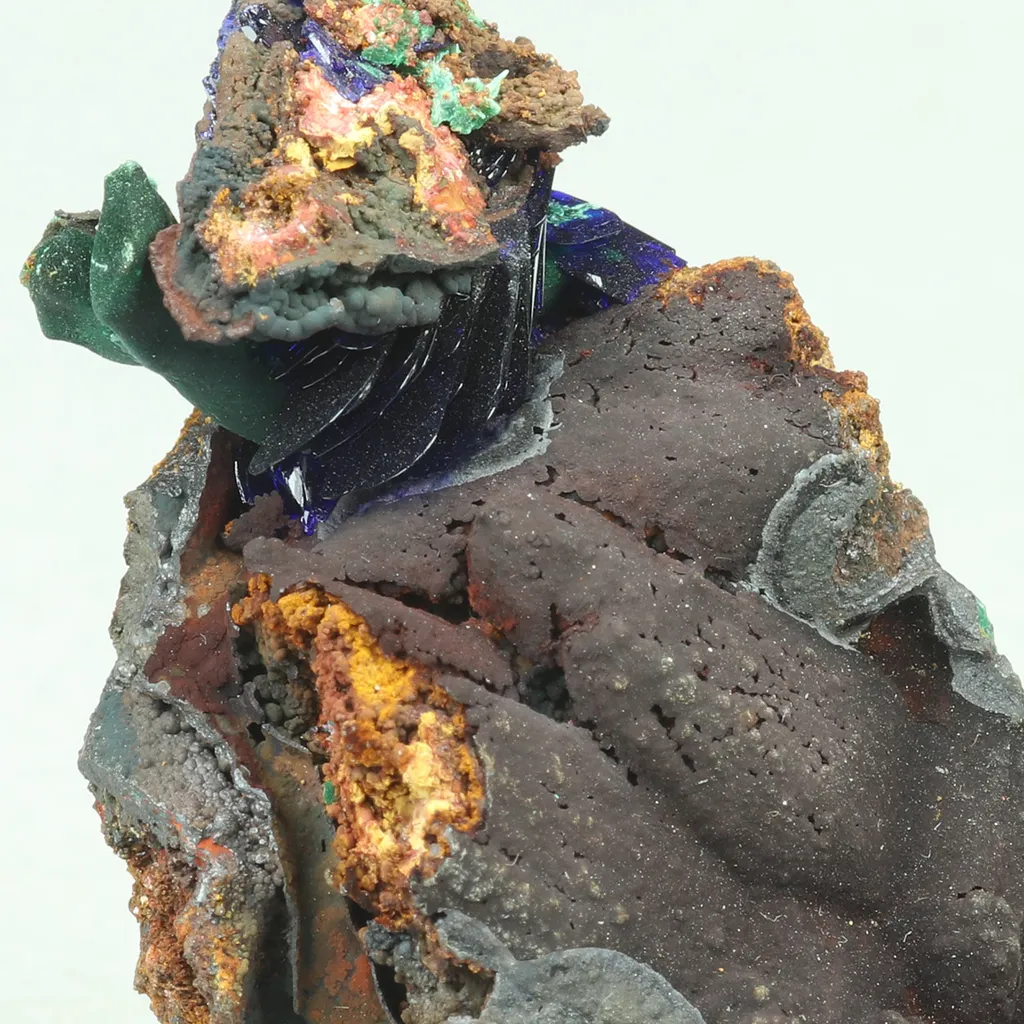 Azurite from Greece, Attica, Christiana Mine - image 4