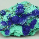 Azurite from Greece, Attica, Christiana Mine - image 1