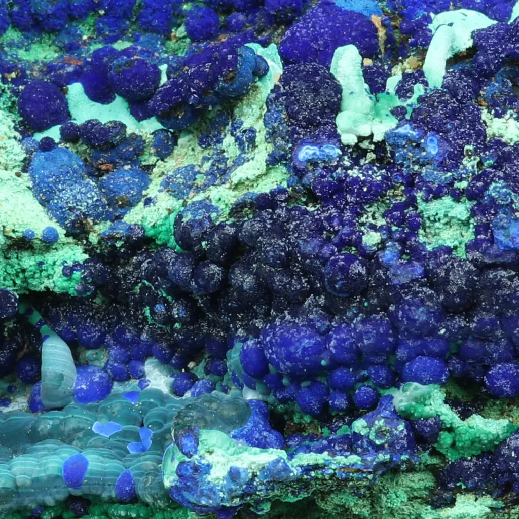Azurite from Greece, Attica, Christiana Mine - image 4