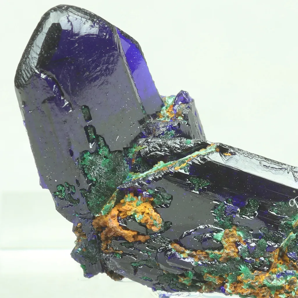 Azurite from Greece, Attica, Christiana Mine