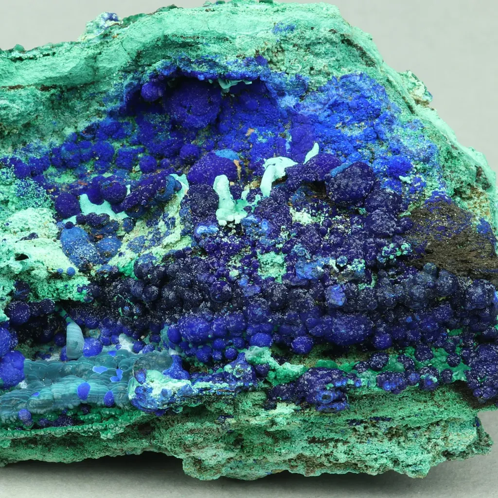 Azurite from Greece, Attica, Christiana Mine image