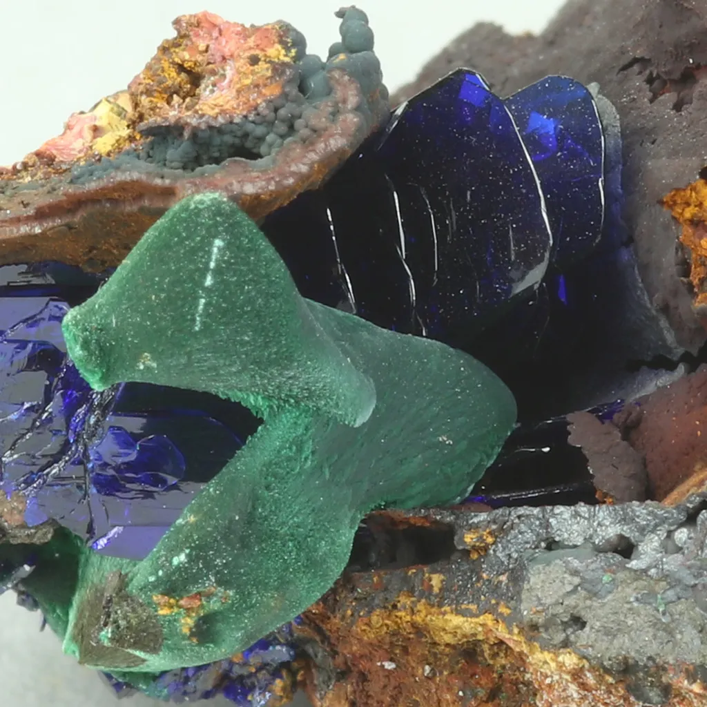 Azurite from Greece, Attica, Christiana Mine image