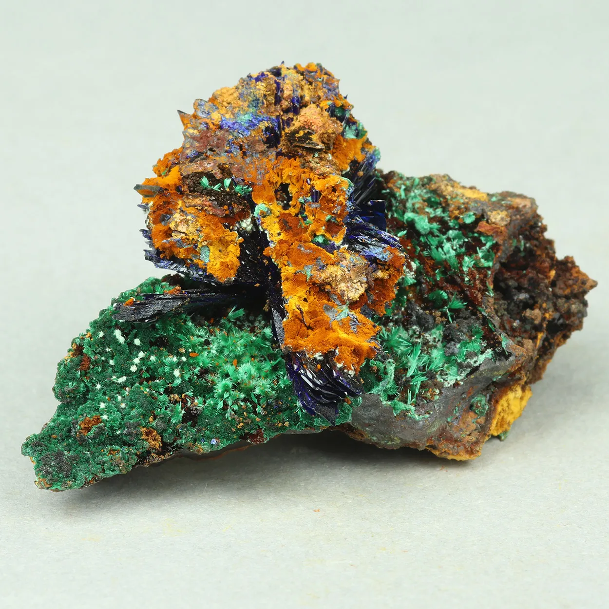 Azurite from Greece, Attica, Christiana Mine - image 3
