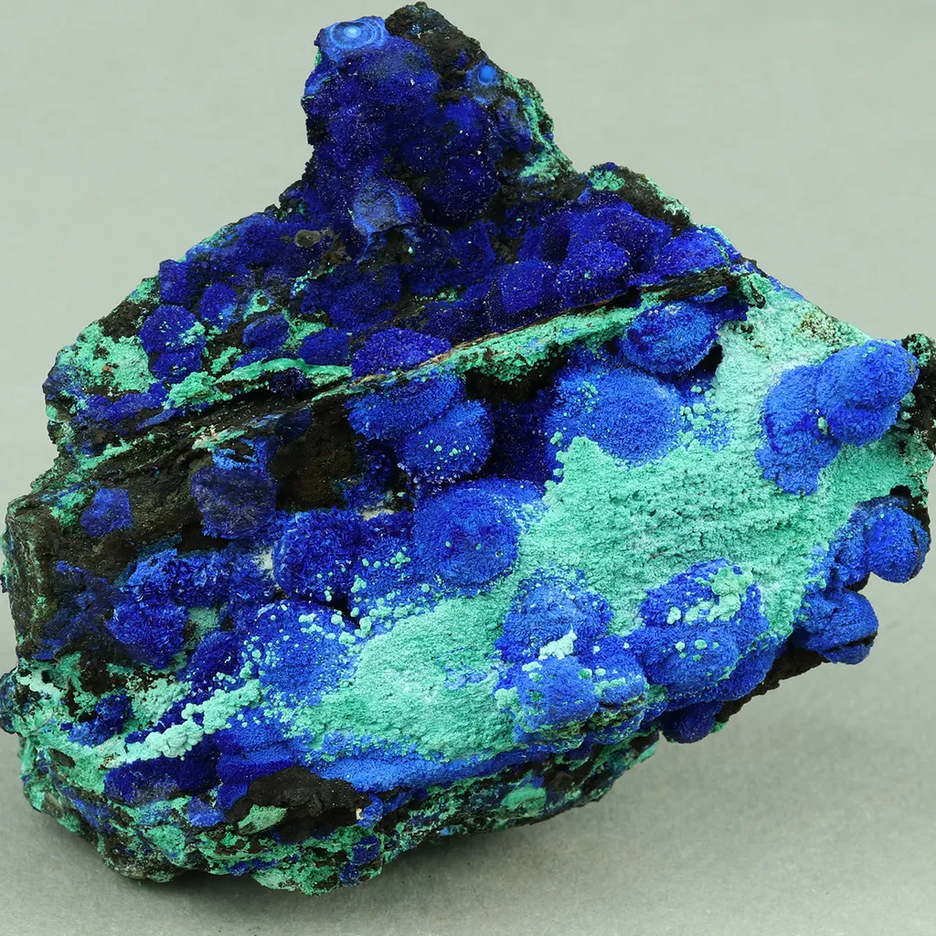 Azurite from Greece, Attica, Christiana Mine - image 2