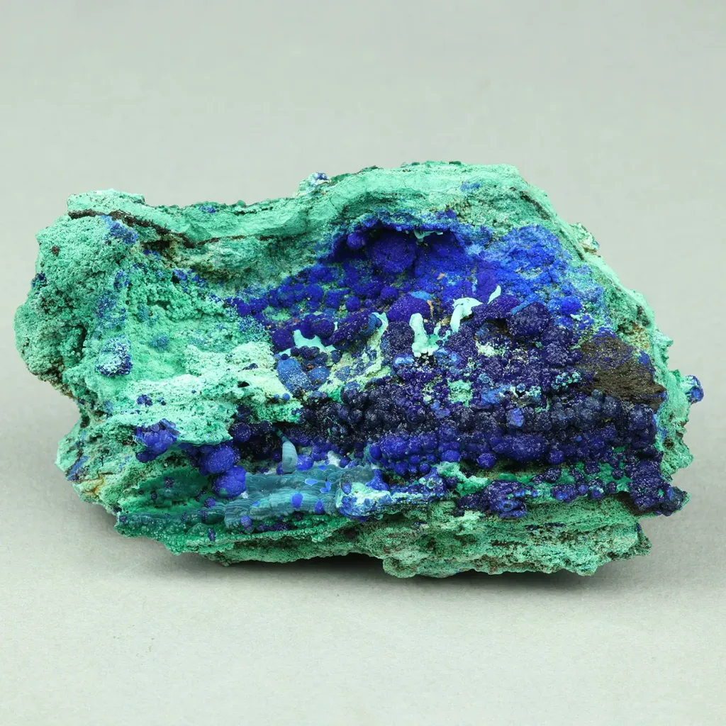 Azurite from Greece, Attica, Christiana Mine - image 3