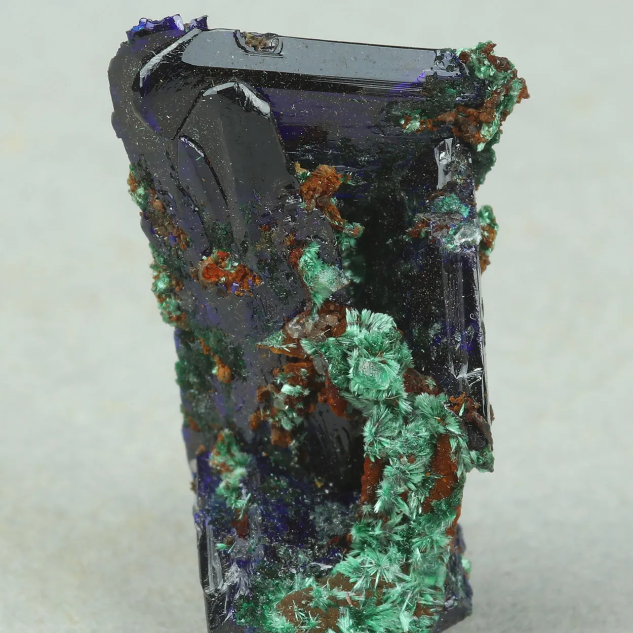 Azurite from Greece, Attica, Christiana Mine - image 2