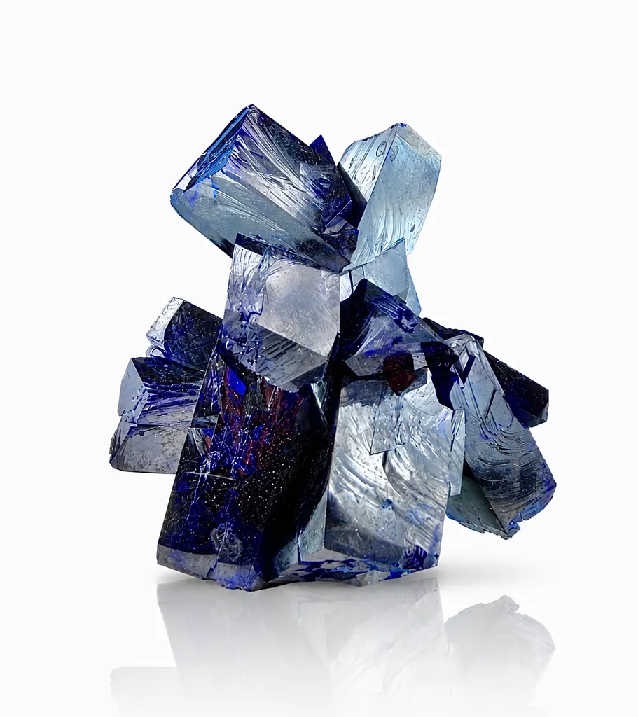 Azurite from Kerrouchene. Morocco image