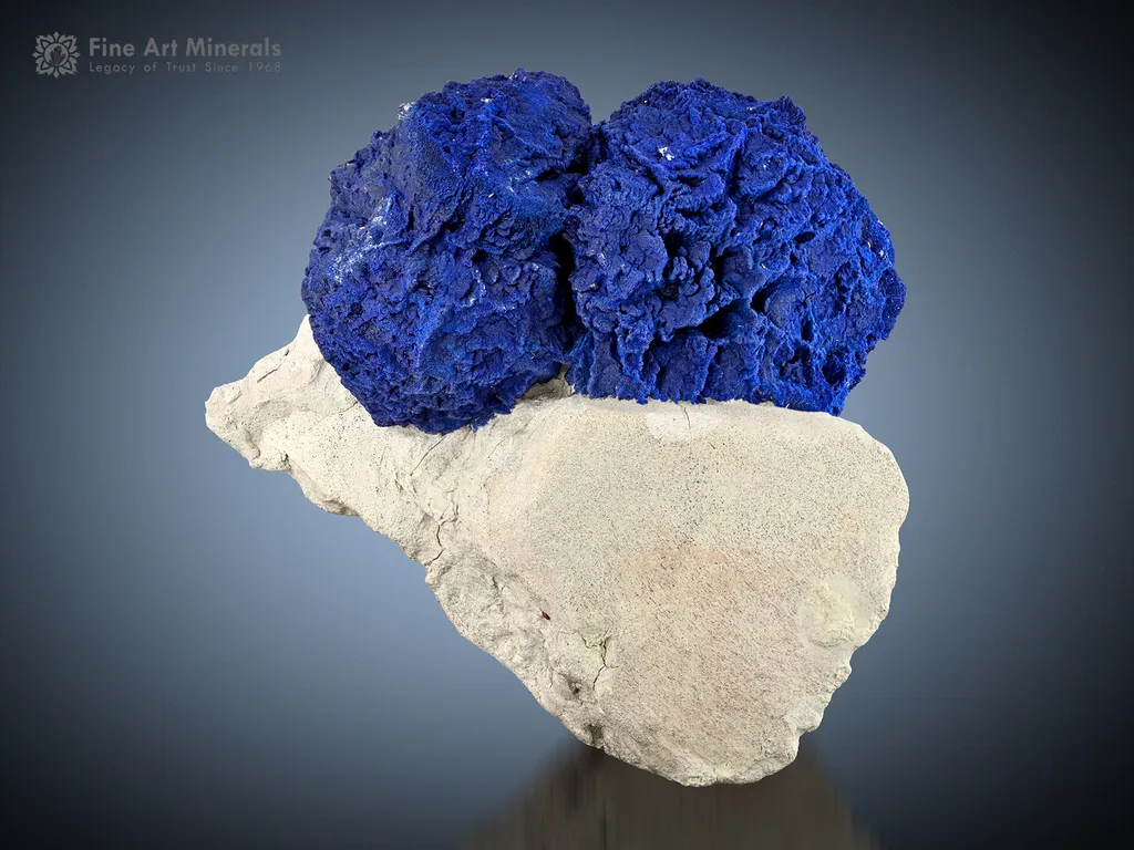 Azurite from Malbunka Copper Mine Australia image