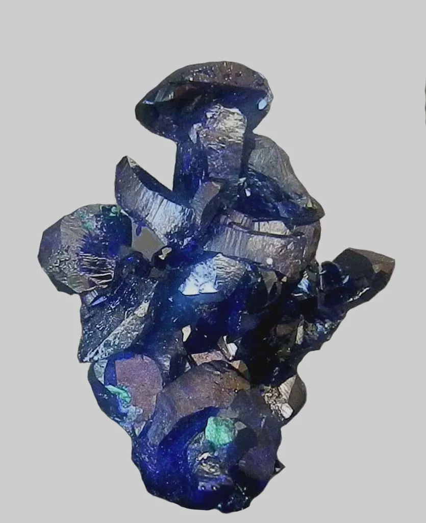 Azurite from Mexico, Sonora, Milpillas, Milpillas Mine