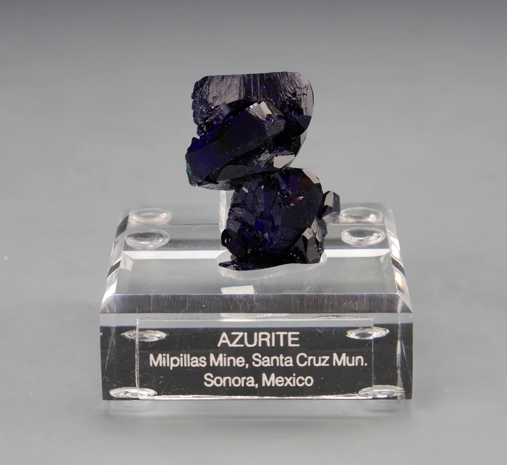 Azurite from Milpillas Mine, Milpillas, Sonora, Mexico - image 2