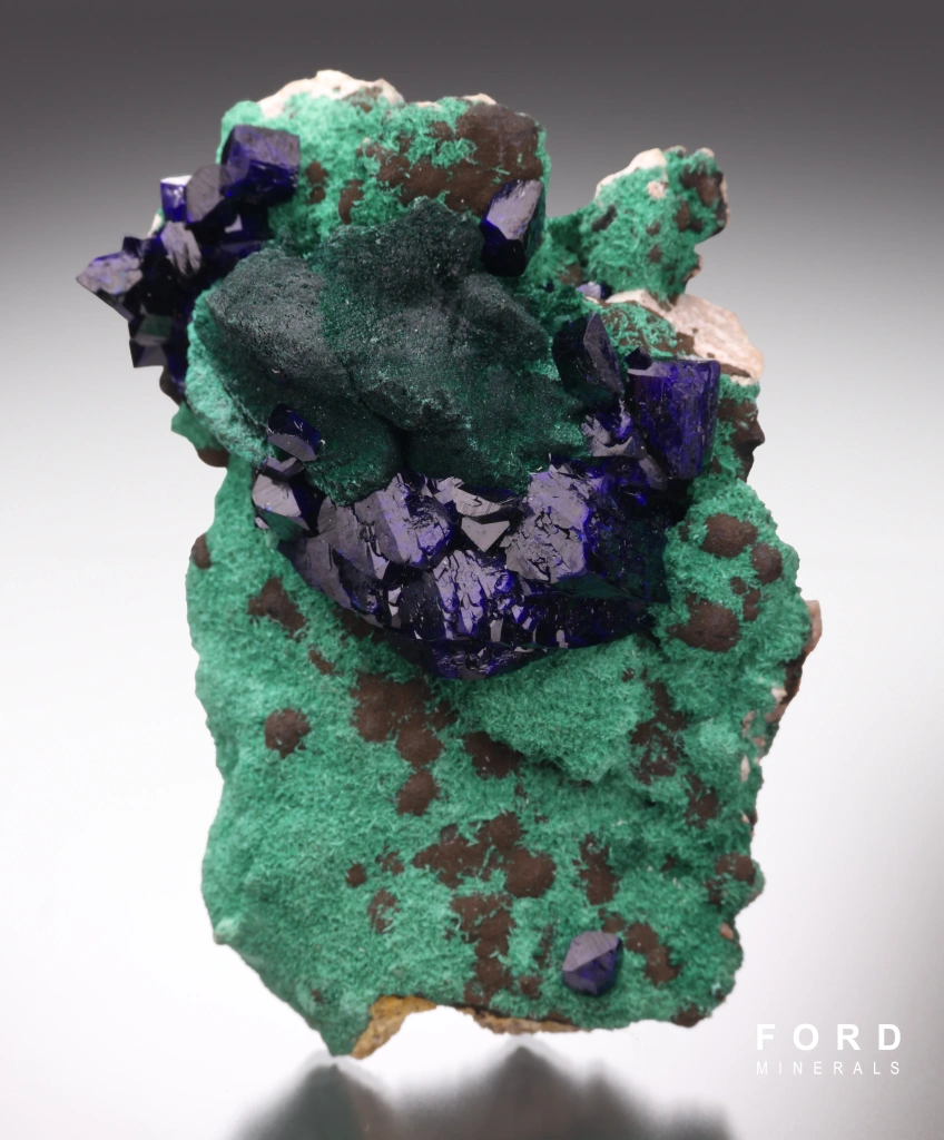 Azurite from Milpillas Mine, Milpillas, Sonora, Mexico image