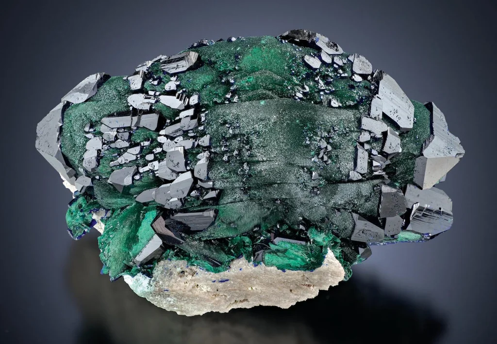 Azurite from Milpillas Mine, Milpillas, Sonora, Mexico image