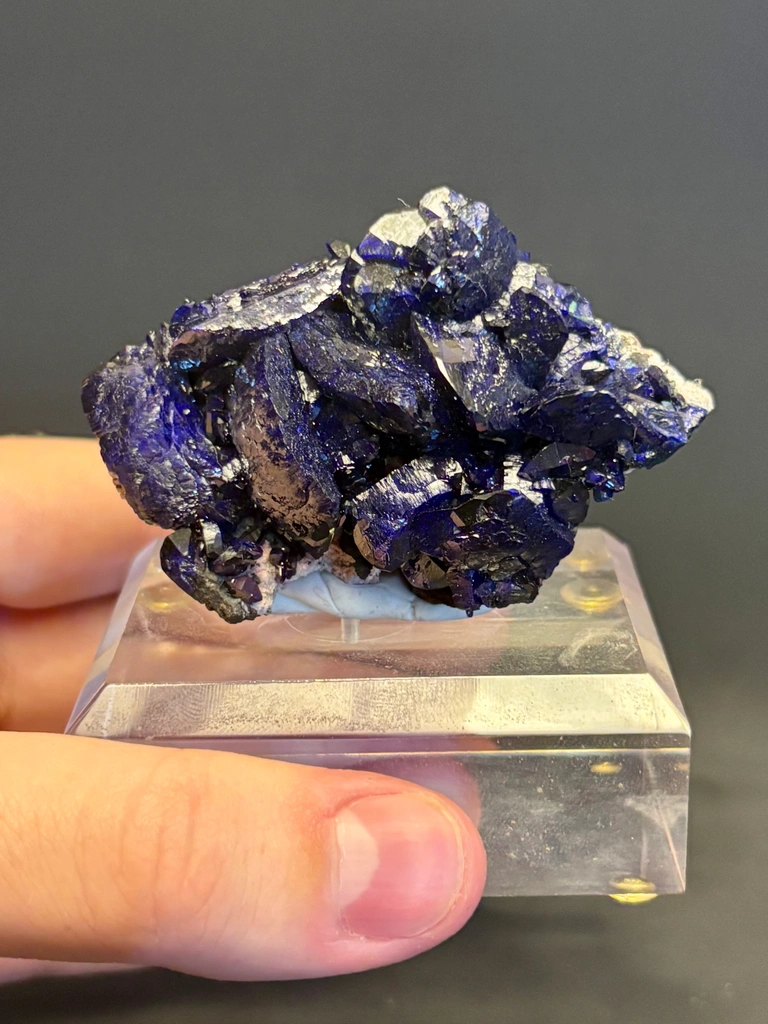 Azurite from Milpillas Mine, Milpillas, Sonora, Mexico image