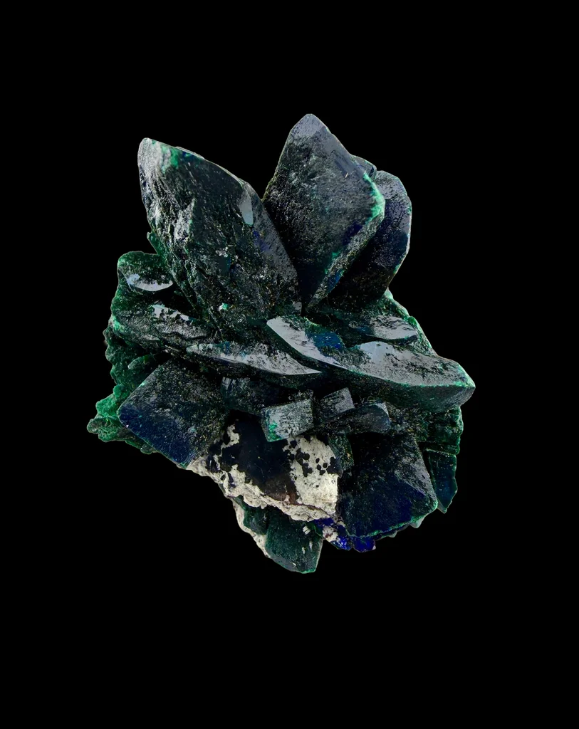 Azurite from Milpillas Mine, Milpillas, Sonora, Mexico image