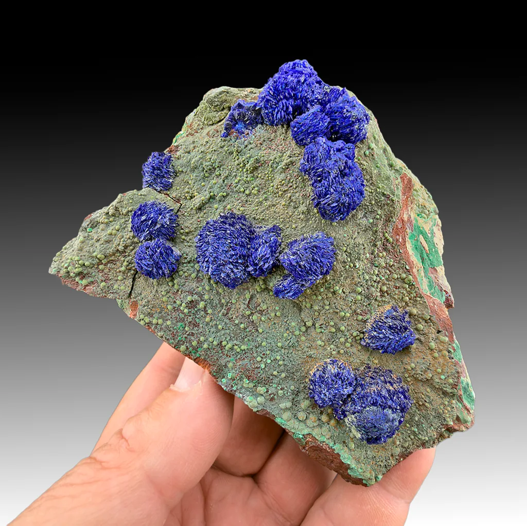 Azurite from Morenci Mine, Morenci, Arizona, USA - image 1