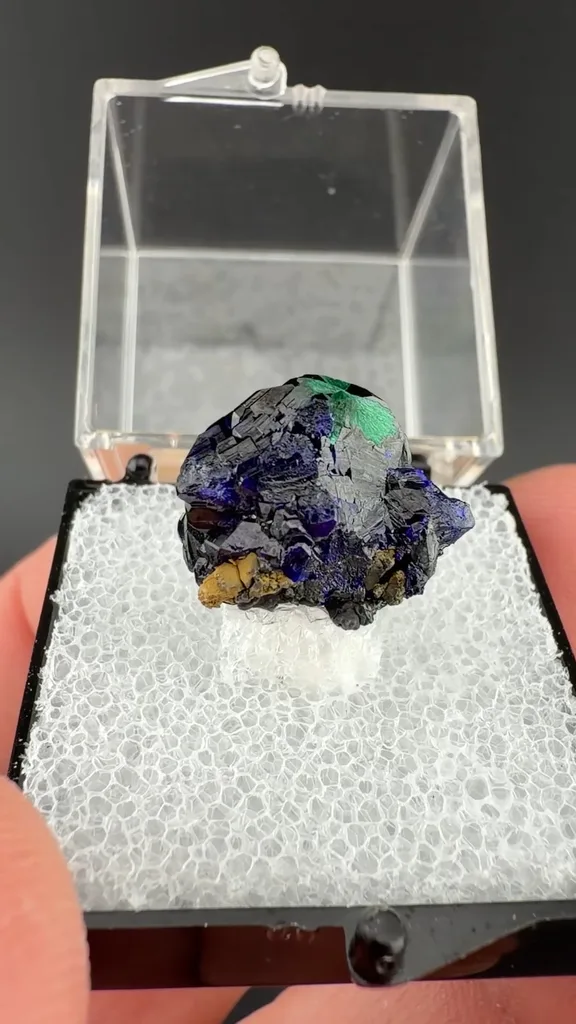 Azurite from Morenci Mine, Morenci, Arizona, USA - image 2
