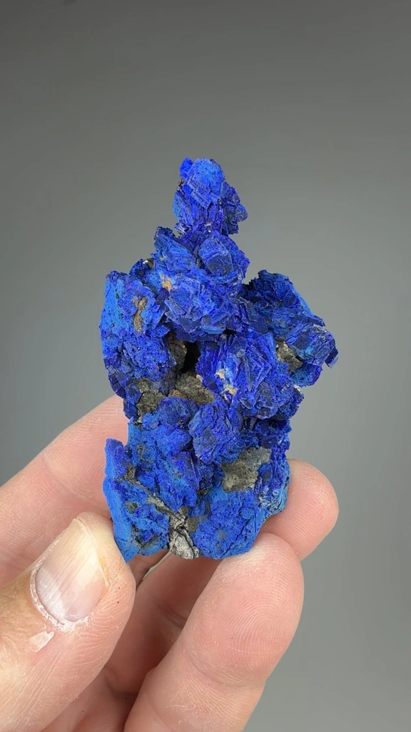 Azurite from Morenci Mine, Morenci, Arizona, USA - image 2